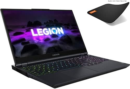 Lenovo Legion 5 Gaming Laptop, 15,6 FHD IPS SRGB, 300nits 165Hz, AMD Ryzen 7 5800H, Wi-Fi 6, RGB тастатура, Geforce RTX 3060, Win10 Pro, W/Tikbot Pad Pad