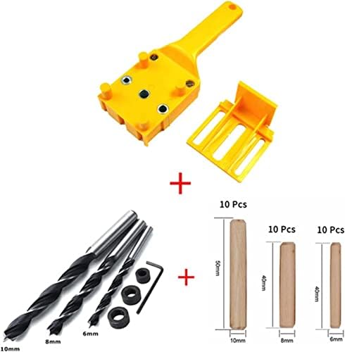 Коаиус џеб Дупка жига Дрво Рачни Алатки Брз Столар Локатор Шпилка Жига Рачни 6/8/10мм Дупчалка Дупчалка За Столарија Спојници Совршен