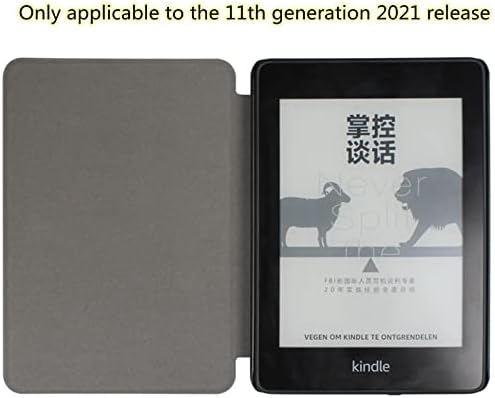 Ccoo Случај Одговара На Амазон Kindle Paperwhite [ 11-Та Генерација, 2021 Порака, 6,8 Инчи] - Паметно Автоматско Спиење/Будење, Ултра-Тенка Покривка Со Вкрстена Шема