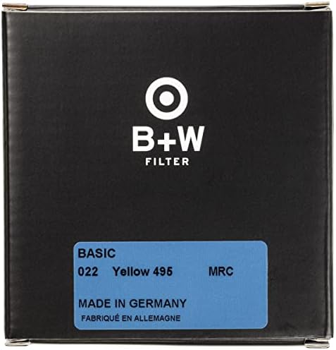 Б+W 105mm Основни Црна &засилувач; Бела MRC 022M Стакло Филтер