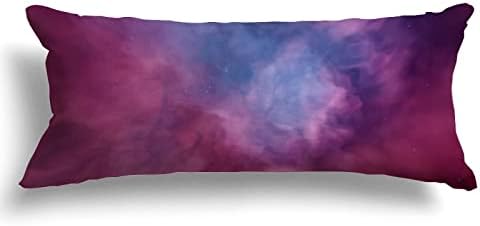 Utf4c starsвезди Планета галаксиска перница за тело покритие памук 20 x 54 возрасни меки со патент перница машина што се мие долга перница за кревет