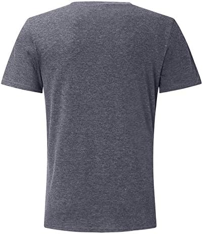 Машки врвови модни хип-хоп графички печатен пулвер случајно кратки долги ракави разнобојни вратоврски маица маица со маички Хенли кошули