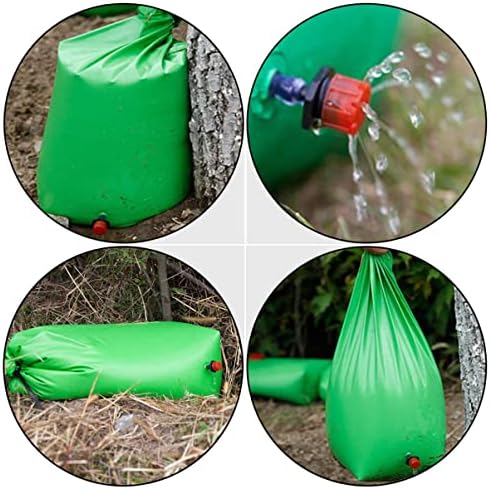 Торби за наводнување на дрво од дрво, тешки зимзелени вреќи, распрскувачи дрвја, торбички патенти грмушки ПВЦ за заштеда на растенија за заштеда на вода за наводнув
