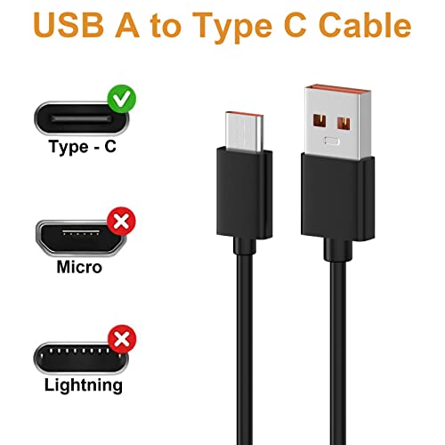 ЗАМЕНА НА ТОКСАОИ USB Тип-C Полнач Кабел За Полнење Кабел За Напојување Компатибилен Со Srythm NC 25 NC 35 NC 85, Soulmate Серија 5 Soulmate Серија 3 Слушалки За Поништување На Бучава