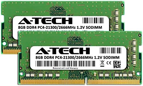 A-Tech 16gb Комплет RAM МЕМОРИЈА За Acer Нитро 5 AN515-53-52FA Игри Лаптоп | DDR4 2666MHz SODIMM PC4 - 21300 Меморија Надградба Модули