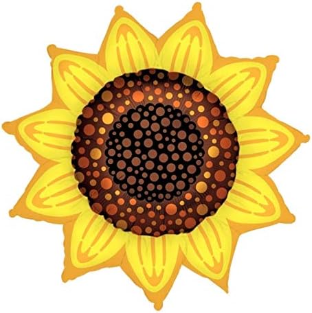Сончоглед Сонце Среќен Роденден Балони-Сет Од 3 Украси За Балони Во Облик На Сонце
