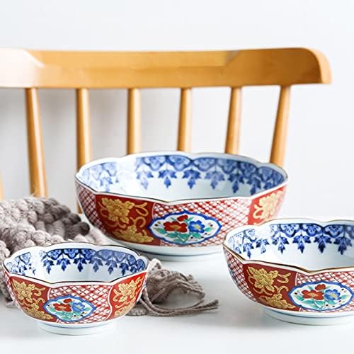 Кизкин салата чинија со порцелански чинии, керамички чинии со супа, голема чинија како садови за рамен, чинии за салата, за чинија со овесна