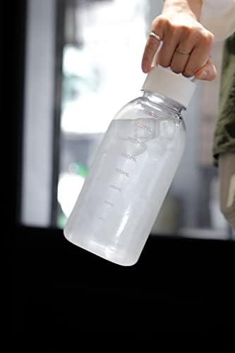 Wemug Waterbottle 33,8 Oz Две шишиња сет, спортско шише, без БПА, доказ за истекување, трајна пластика, ултра светлина, гигант