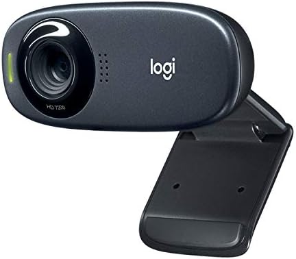 Logitech C310 HD Webcam, 720p/30fps, HD Видео Повик Со Широк Екран, HD Корекција На Светлина, Микрофон За Намалување На Бучавата, За Skype,