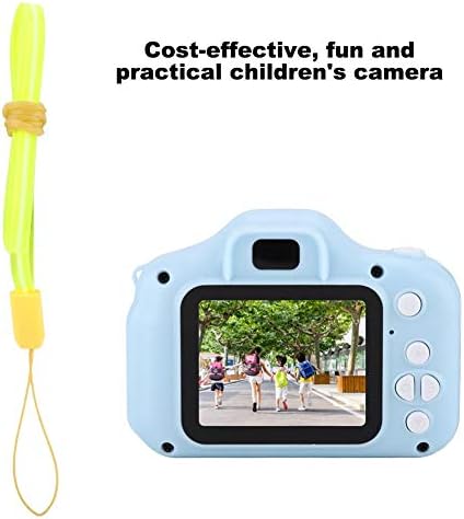 Камера за играчки за мини деца, преносна 2,0 инчи IPS боја HD 1080p 1920 * 1080 екран 4x дигитален зум дете цртан филм забавен фото/видео