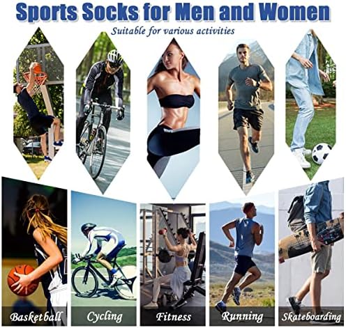 Чорапови на Paixun за мажи и жени немаат покажување атлетски трчање чорапи за компресија на глуждот памук тренинг со низок