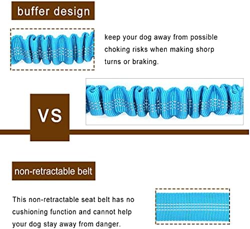 2 Парчиња Надградба На Безбедносниот Ремен За Кучиња 3-во-1 Појас За Безбедносен Ремен За Куче Што Може Да Се Повлече Метална Тока