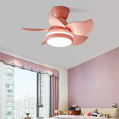 Лустери на Cutyz, вентилатор за тавани со лесен далечински управувач LED таванот вентилатор светло зимско лето реверзибилно вентилатор таванот