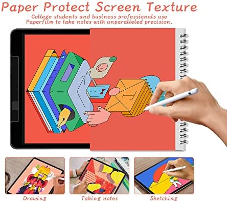 Zoegaa PaperFilm iPad Pro 12.9 Заштитник на екран за iPad Pro 12.9 инчи 2022/2021/2020 Модел, Напиши како на хартија/Отстранлив и еднократно,