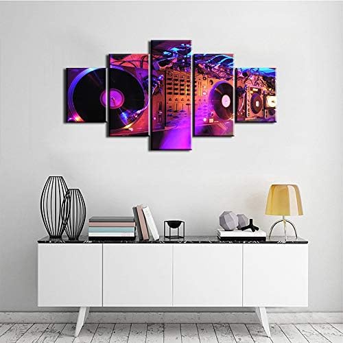 DJ опрема конзола платно wallидна уметност модерни слики за домашни уметнички дела сликање дневна соба декор отпечатоци музика постери електро