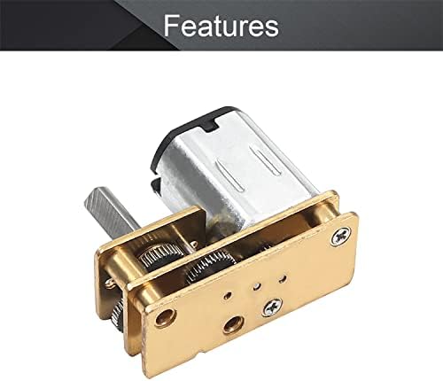 Fielect Mini Gear Motor 30RPM DC 6V Gear Motor U-Typ Mini Electric Bready Motor Box Box Motor For Robot DIY мотор играчки GA1024-N20