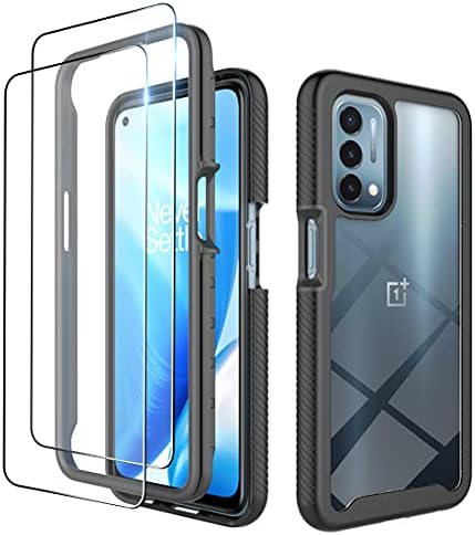 Dzxouui за OnePlus Nord N200 5G Case со 2 заштитник на екранот со пакувања, еден плус NORD N200 случај, заштитен заштитен шок