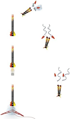 ESTES 7287 SIDEKICK Flying Model Rocket Kit 7287 | Напредно ниво на градење | Издигнува до 700 ''