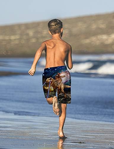 АЛИСИСТЕР Момчиња Пливаат Стебла Мали Плажа Шорцеви Одбори Џебови Еластична Врвка За Влечење 5-14 Години