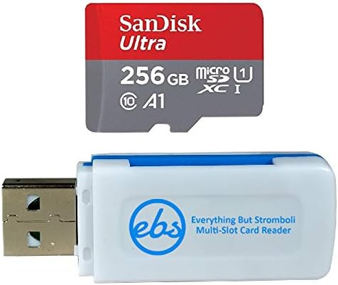 SanDisk 256gb Ултра MicroSD UHS-I Sd Картичка Работи Со Motorola Телефон Moto G pure, Moto G51, Moto E30 C10 A1 Пакет со 1 Сѐ, Но Stromboli MicroSDXC