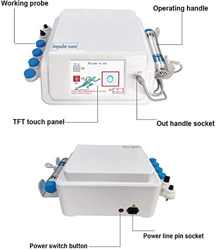 WZP Шок Бранови Терапија Машина Екстракорпорална, Ед Шок Бран Машина Мускулна Масажа Уред За Спортски Повреди Зглоб Ублажување На Болката Dктилна Дисфункција