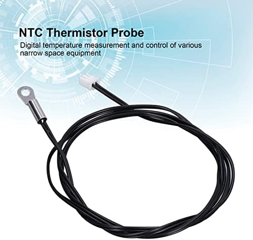 FtVogue 1m долга тркалезна жица за ладно притискање на терминалот NTC Thermistor Sensor [100K B3950], сензор за температура и влажност