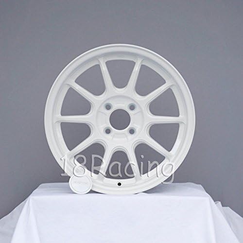 4 компјутери Rota Wheel F500 тркала 16X7 PCD: 4x100 Офсет: 40 HB: 67.1 Бело само 12,7 фунти