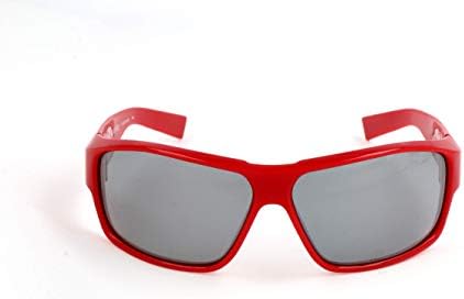 Најк ЕВ0819-606 Обратни Очила За Сонце, Теретана Црвена/Хипер Темноцрвена, Сива Со Сребрена Флеш Леќа