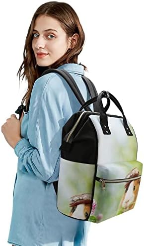 Смешна заморчиња за заморчиња, ранец водоотпорна мама торба со голем капацитет ранец