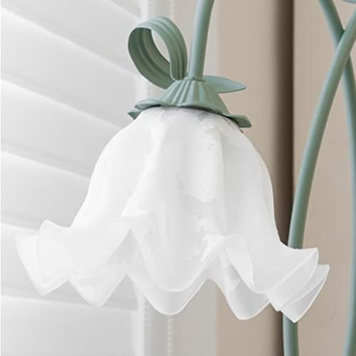 Lhllhl гроздобер рустикален ламба крем bellвонче Орхидска маса за ламба за спална соба за дневна соба цвет стоечка ламба