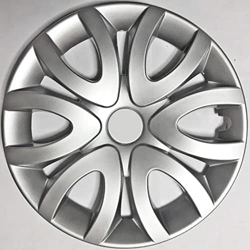 Копри сет од покривка од 4 тркала од 15 инчи сребрен Hubcap Snap-on Fit Audi