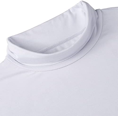 Термички обични кошули за пулвер со девет бикови со долги ракави тенок вклопуваат основни цврсти меки лесни маички за маица
