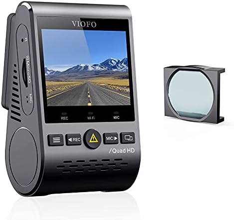 ●Пакет: VIOFO A129 Плус СО GPS + CPL® VIOFO A129 Плус Цртичка Cam 2k 1440P 60FPS СО GPS Wi - Fi, 140° Широк Агол, HDR, Режим На Паркирање