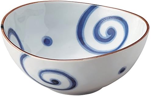 山下工芸 мала чинија, 10,8 € 10,6 € 5,1 см, бела / црна / Црвена