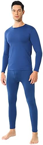 Викеру со термичка долна облека за мажите руно наредени долги nsонс термоли, горниот и долниот дел од основниот слој за ладно време