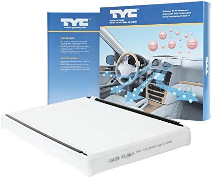 Филтер за воздух во кабината TYC компатибилен со 2000-2013 Chevrolet Impala