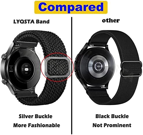 Hazels nylon Smart Watch Band за 20мм 22мм Универзална плетенка соло нараквица за нараквица 4 40 44 Класичен 46 42мм лента