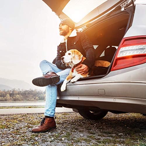 Релаксдејс Куче Автомобил Заштитно Покривање На Седиштето Ќебе 4 Ремени За Потпирачи За Глава, 136 х 142 см, Црно