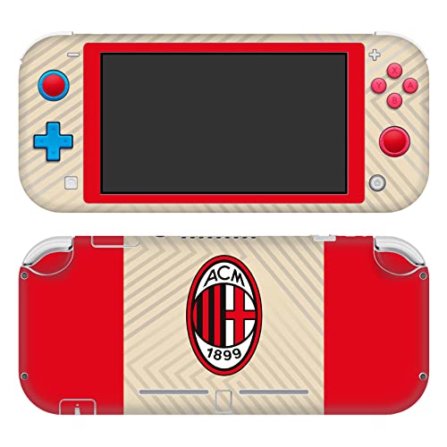 Дизајн на глава за глава официјално лиценциран AC Milan Home 2021/22 Crest комплет винил налепница игри за игри на кожата, компатибилен со