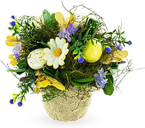 Најдоброто Велигденско јајце и цвеќиња Декоративно цвеќе тенџере