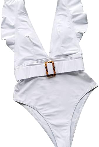 Womenените Лади е едно парче костими за пливање во костими за капење предниот крст костум за капење тенок костим за капење монокини