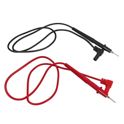 Издржлив пакет од 2 дигитален мултиметарски метар сонда за кабел за жица, 7/8 Должина на сондата • 5 Должина на пенкалото • 26 Должина на кабелот