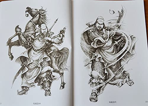 56 страници Лојалност Гуају Херој Тетоважа Книга за уметност Дизајн за скици за скици за ракопис