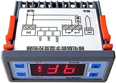 Вграден контролер на дигитална температура на зрачење 12V 24V 220V Кабинет за ладно складирање Термостат Контрола на температурата