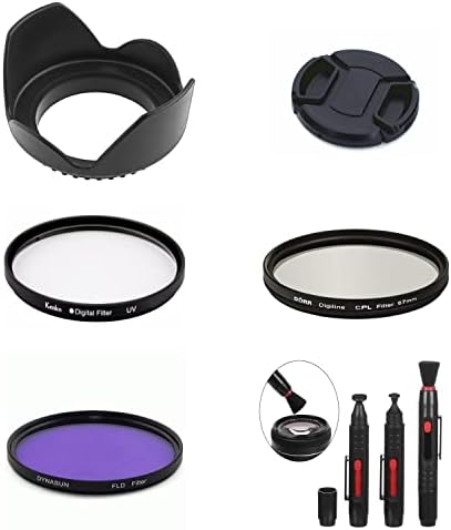 SR8 58MM камера пакет леќа капаче за аспиратор UV CPL FLD филтер четка компатибилна со Canon EOS Rebel SL3 SL2 SL1 T100 T8I T7 T7I T6I