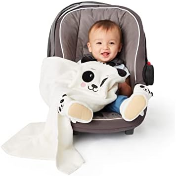 Enesco Izzy и Oliver New Baby Baby Panda Panda Super Soft Booties, бело, една големина