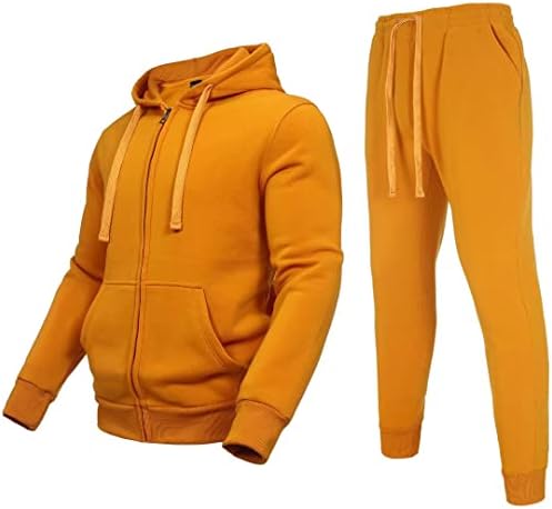 Aksit Men's Sweatsuit 2 Piece Hoodie Tracksuit Set Mase Active Wear Set