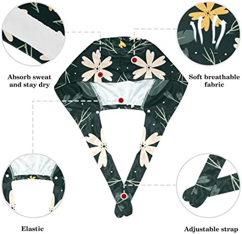 Растителна цветна капа буфантна капа работна капа со една големина мулти -боја со лак за коса