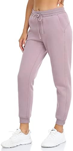 Confulfoala женско руно го постави Jerseyерси џогери со џебови Термички џемпери панталони за секојдневно дневно