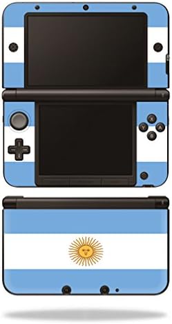 MOINYSKINS кожата компатибилна со Nintendo 3DS XL Оригинални налепници за завиткување на кожи Аргентина знаме